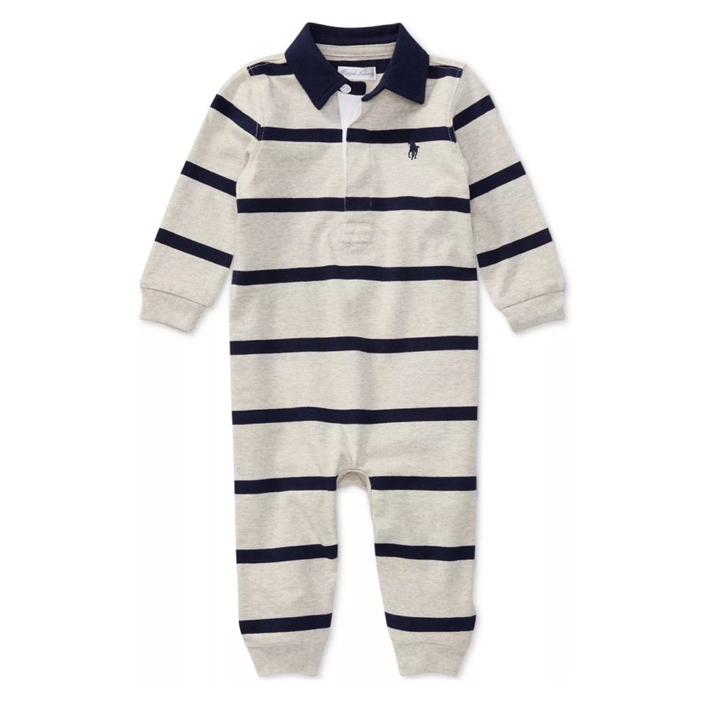 Ralph Lauren 12 Month Polo Rugby Coverall